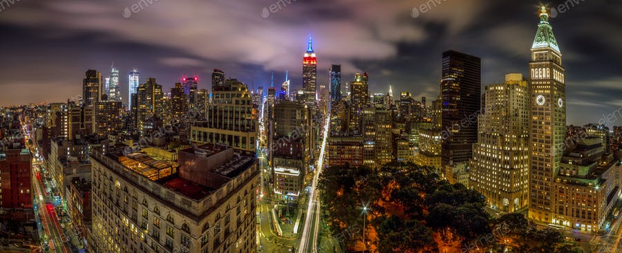 عکس نمای هوایی از ساختمان های شهر