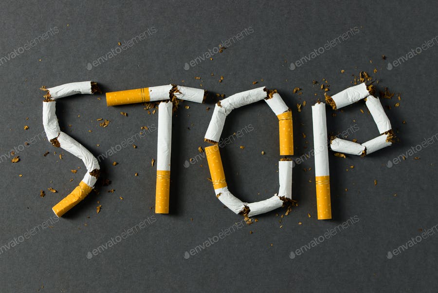 عکس مفهومی ترک سیگار