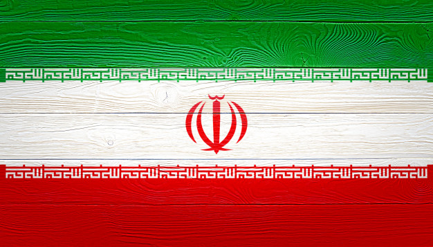 عکس پرچم ایران روی چوب