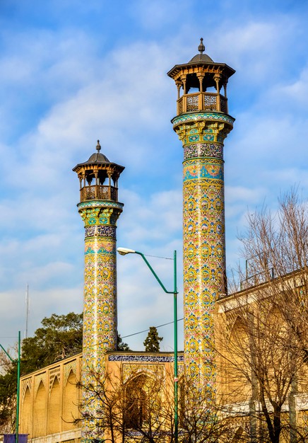 عکس مناره های مسجد مطهری