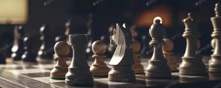 عکس مهره های چوبی شطرنج