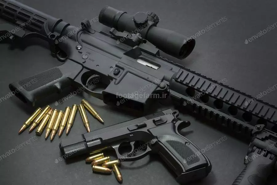 عکس اسلحه کمری و تفنگ گلوله زنی