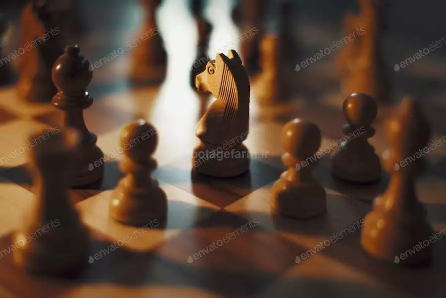 عکس مهره اسب در شطرنج